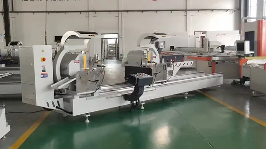 Aluminum Profile Cutting Machine Digital Display Inner Swing Double Head Precision Cutting Saw