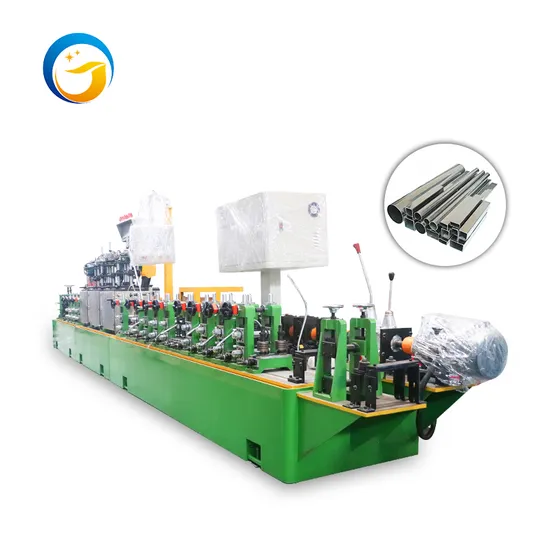 High-Quality Stainless Steel Pipe Making Machine Ornamental Metal Iron Steel Ms Pipe Welding Making Machines Tube Mill