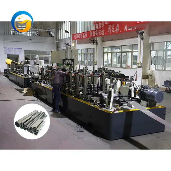 Foshan CS Carbon Stainless Steel Iron Welded Round Tube Pipe Production Line Pipe Making Machinery