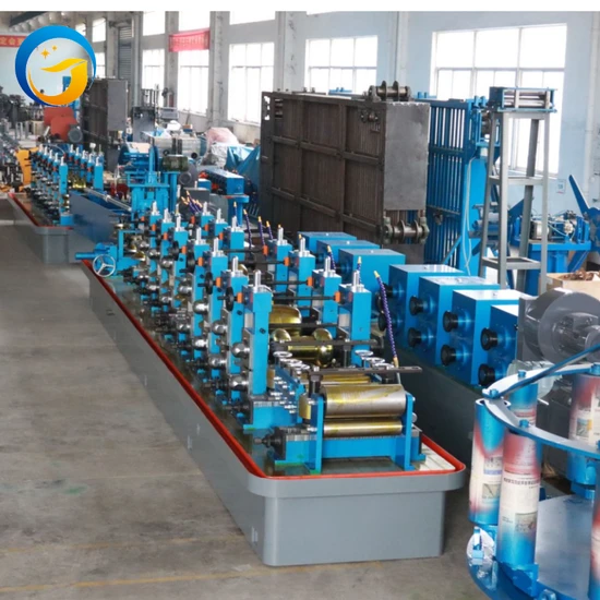 CS Gi Iron Steel Tube Mill Line for Superior Pipe Making Machine High Frequency ERW Welding Capabilities