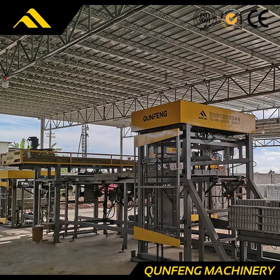 Factory Price 1 Year Machine Cement Concrete Block Stacker Cuber System
