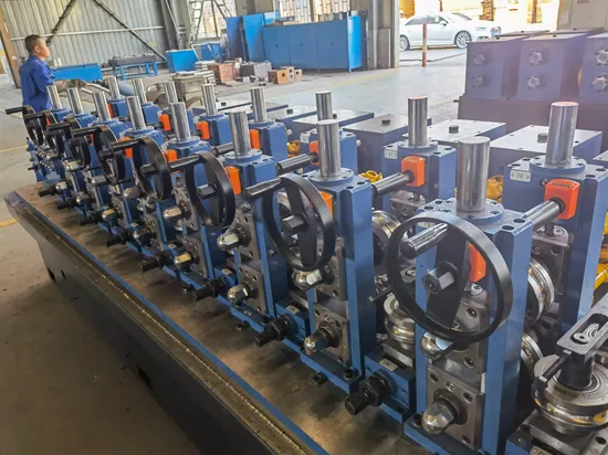 Zy 666 Pipe Making Machine Steel Stainless Pipe Production Line Galvanized Steel Coil Pipe Making Machine