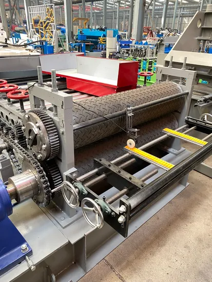 Embossing Machine for Metal Sheet Plate Embossing Tile Forming Machine with Roller and Motor Core Components for Industries