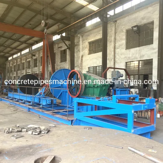 Awwa C304 Prestressed Concrete Cylinder Pipe Steel Bar Wrapping Machine