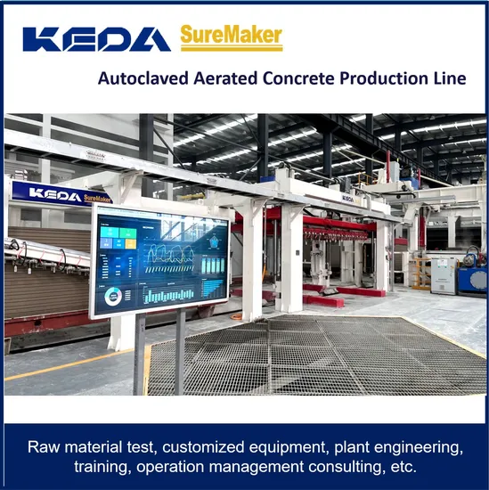 Keda Automatic Lightweight AAC Concrete Block Machine