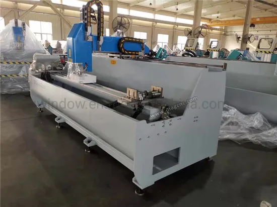 CNC Aluminum Window Machine for Drilling Holes Slots