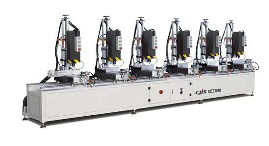 Aluminum Door and Window Making Machine Aluminum Curtain Wall Six-Head Combination Drilling Machine