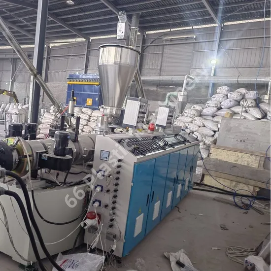 Plastic Conduit Extrusion Machine 110-315mm PVC Pipe Plastic Extruder Machine