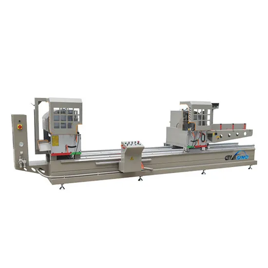 Aluminium Windows Production Line Double Head PVC Aluminium Profile Cutting Machine