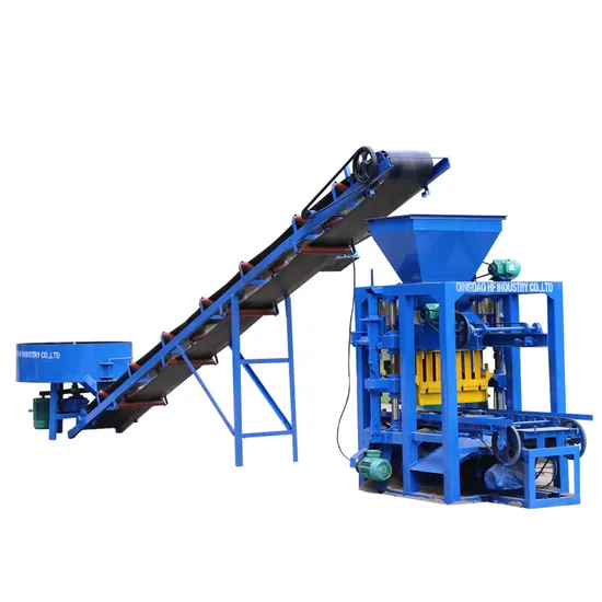 Qt4-26 Semi Automatic Small Brick Forming Machine Production Line Block Machine Suppliers