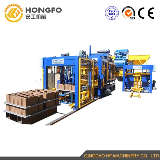 Qt6-15 Block Machine Hollow Block Solid Brick Maki8ng Machine