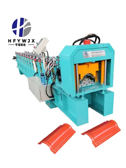 Hengfu Hydraulic Metal Roof Tile Making Machine Tile Forming Machine