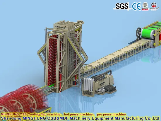 100-400cbm/Day /OSB/ MDF / HDF Particle Board Production Line /OSB Production Machine