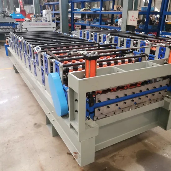 Glazed Tile Roofing Sheet and Ibr Panel Double Layer Roll Forming Machine