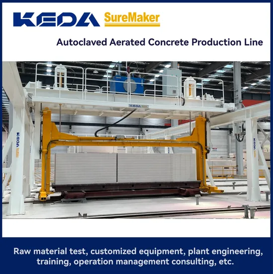 Automatic Concrete AAC Block Making Machine AAC Plant Solution