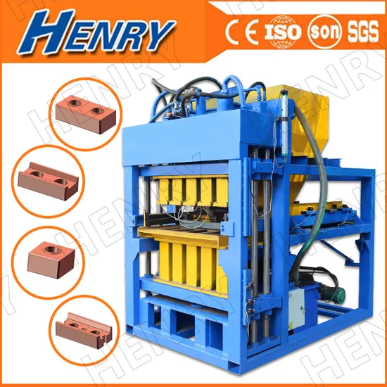 Hr4-10 Hydraulic Press Building Material Block Machinery Automatic Brick Making Machine