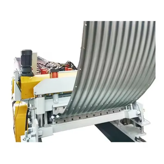 Automatic 2 in 1 Forming and Curving Metal Grain Silo Sheet Roll Forming Machine with Perforation