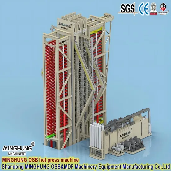 Effective Particle Board Products Equipment / Chipboard Laminate Production Line HDF/MDF/Ldf / OSB