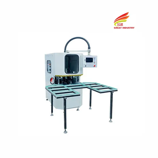 Door Frame Machine 2 Axis CNC Corner Cleaning Machine