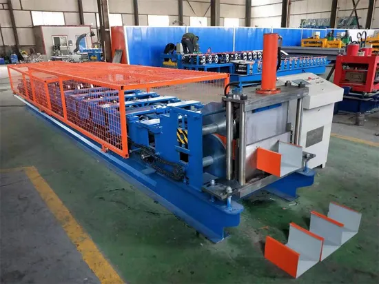 Hydraulic Cutting Steel Profile Channel Shape Metal C Purlin Roll Forming Machine