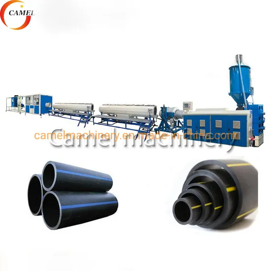 630mm PP PE PVC HDPE Pipe Making Machine with Single Screw Extruder