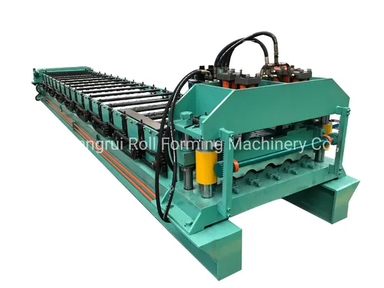 Passed CE and ISO Authentication Glazed Tile Metal Roofing Roll Forming Machine