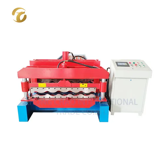 Automatic Color Steel Arch Roof Panel Glazed Tile Rolling Forming Machine