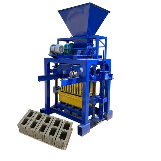 Qtj4-35 Automatic Concrete Hollow Block Machine Moulding Paving Solid Brick Making Machine