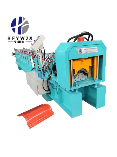 Hengfu Metal Roof Tile Making Machine Ridge Tile Machine Metal Forming Machine