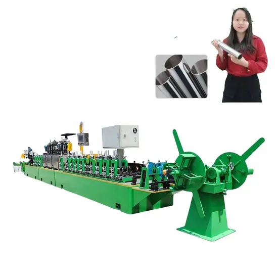 Automatic Pipe Welding Machine for Round Square Rectangle Oval Tube Forming Machine High Accuracy Pipe Making Machine Automatic with Pipe Cutting Machine