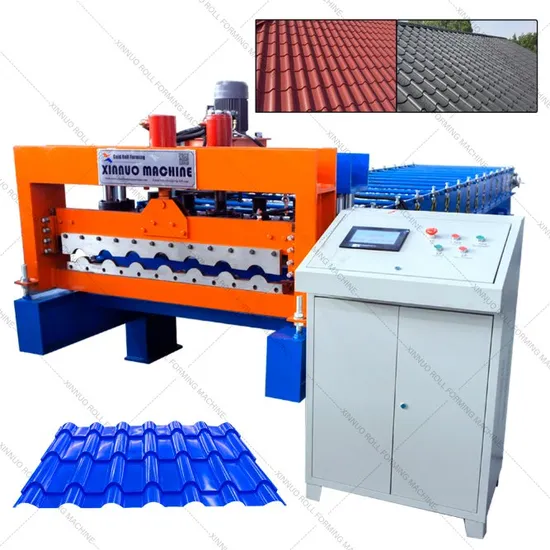 Xinnuo Metal Sheet Glazed Steel Roof Tile Roll Forming Machine