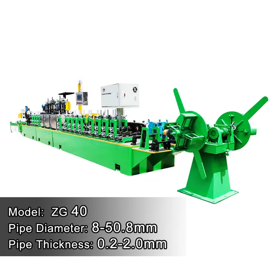 Stainless Steel Pipe Making Machine 304 Ss Pipe Welding Production Line