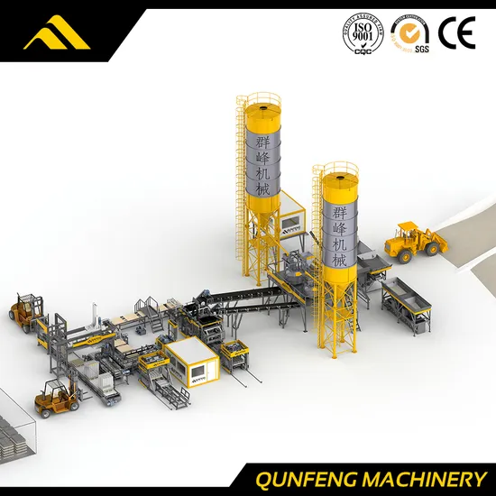 High Quality Yes Concrete Hollow Fully Automatic Production Block Making Machine QS1300