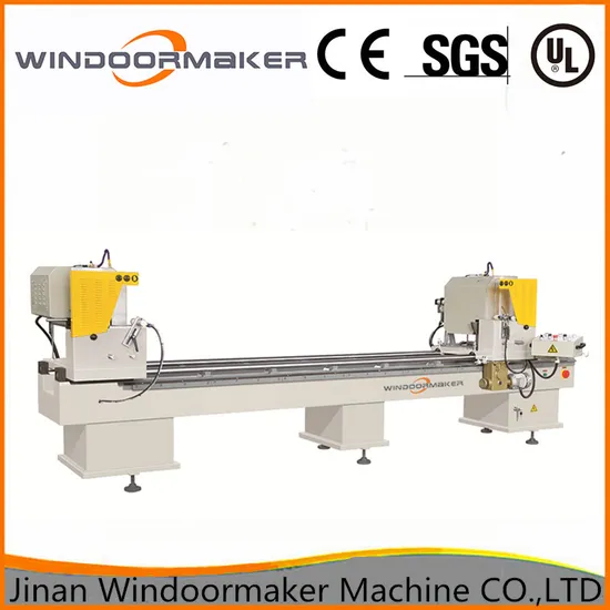 Vinyl Plastic Window Profile PVC Window Making Machine of Cutting Saw Mitre Saw
