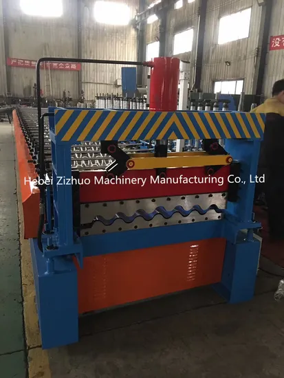CE Standard Ondulado Laminas Corrugated Sheet Cold Deck Roll Forming Machine