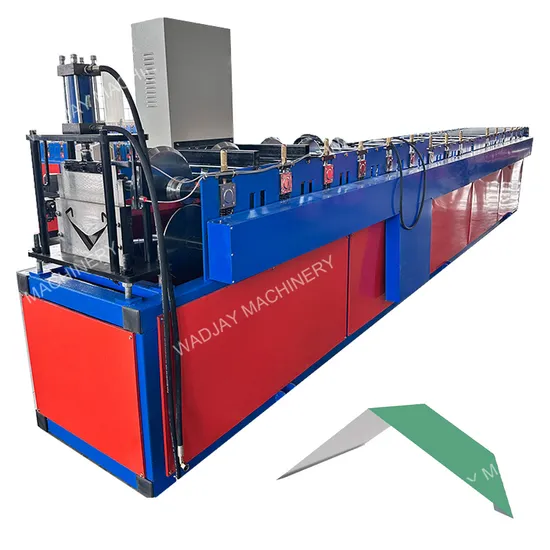 Aluminum Sheet Building Roof Ridge Cap Roll Forming Machine