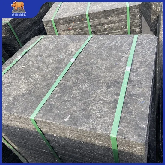 Linyi Rhinos PVC Plastic Pallet China Suppliers Plastic Block Pallets Gmt Pallet for Brick Block Making Machine