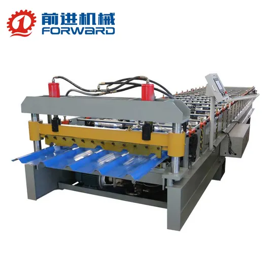 Philippines Long Span / Rib Iron Roof Tile Cold Roll Forming Machinery
