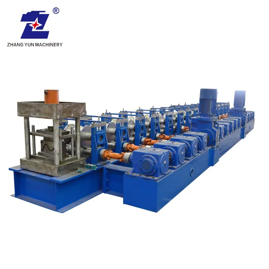 2 Waves Standing Seam Highway Guardrail Galvanized Steel Cold Roll/Rolling Forming/Former Making Machine