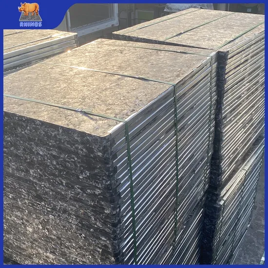 Linyi Rhinos Concrete Block Pallet China Factory Gmt Pallets for Block Making Machine Block Machine PVC Pallet Gmt Pallet