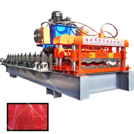 High-Quality 828 Glazed Roof Tile Roll Forming Machine