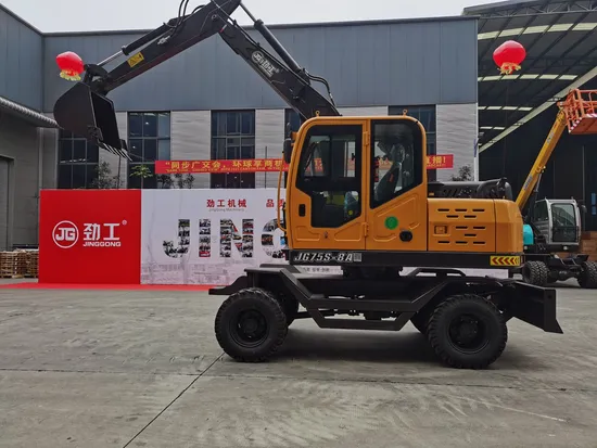 Jinggong 75s-8A Mini Excavator with Gear Pump for Powerful Earth Digging