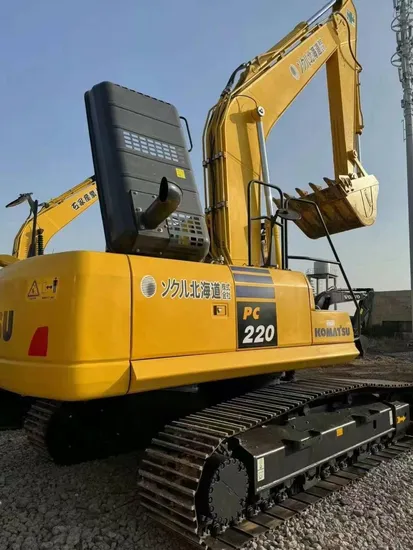 Good Condition Used Excavator PC220 Second Hand Construction Machine with Low Price for Komatsu
