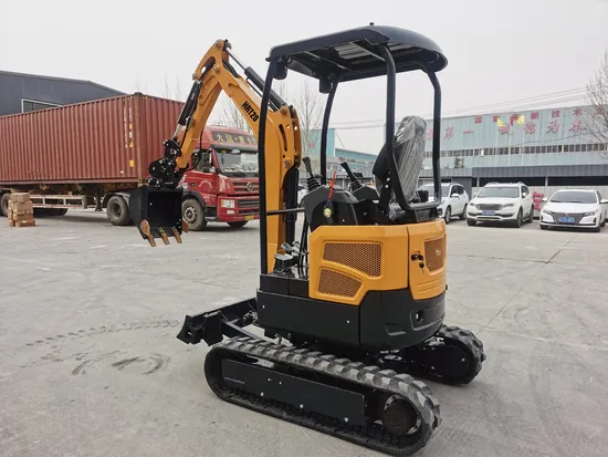 Portable Compact Mini Excavator with 1-Ton Operating Capacity