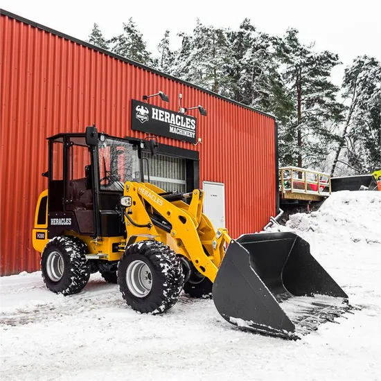 Heracles H280 1.8ton CE Certified Multifunction Farm Compact Bucket Front End Articulated Mini Wheel Loader