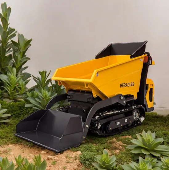 Diesel Hydraulic Dumper 800kg Heracles Dt10 Mini Dumper Factory Price with Kubota Engine EPA Euro V Farm Garden