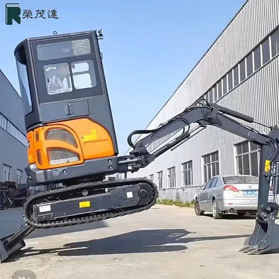 Hot Sale 0.8/1/1.2/1.5/1.8 Tons Small Mini Excavator Front Backhoe Crawler Excavator with CE
