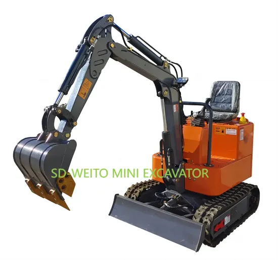 0.8 - 2 Ton Crawler Tracked Backhoe Bucket Mini Skid Loader Digger Excavator