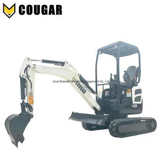 Heavy Duty Cougar Cg20 2.0t Hydraulic Crawler Excavator (14KW)