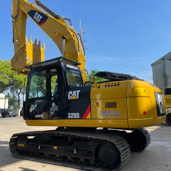 Used Caterpillar 320d Earthmoving Machine Cat 320 320c 320d2 320gc Second Hand Hydraulic Crawler Excavator 20ton Digger Construction Machinery 330 336